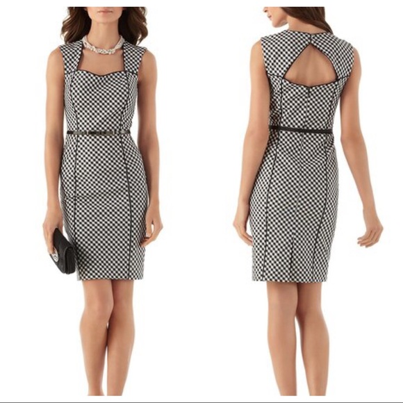 White House Black Market Dresses & Skirts - WHBM Modern Gingham Sheath Dress Size 10